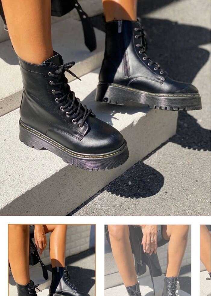 Siyah bot - Görsel 2