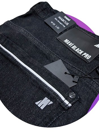 Mavi Black Pro Siyah Denim Erkek Jean - Görsel 3