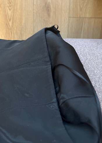 Gri Straplez Mini Bustiyer Fermuarlı - Görsel 5