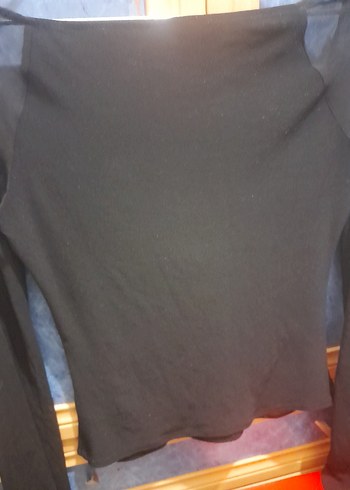 Bershka Drapeli Uzun Kollu Bluz