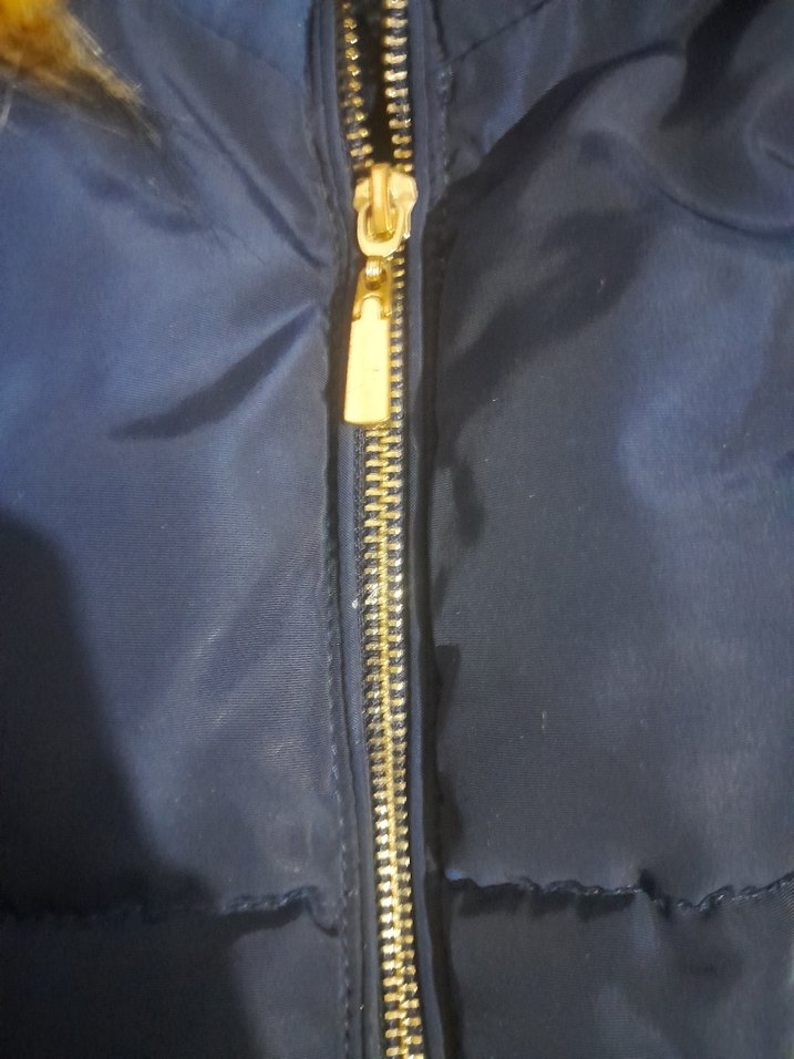 Lcw Kürklü Mavi Kadın Kışlık Mont - Görsel 2