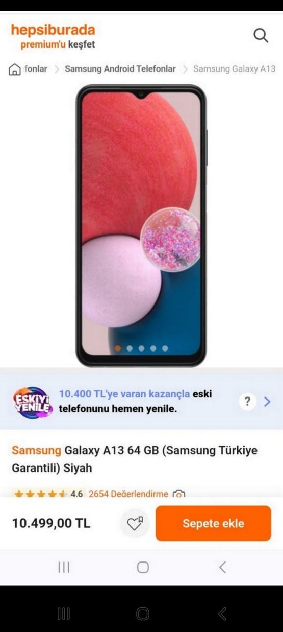 Samsung galaxy a13 - Görsel 2