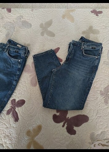 30 Beden mavi Renk Mavi pantolon