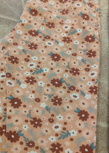 Kız Çocuk Elastik Bel Desenli Taytlar - Görsel 4