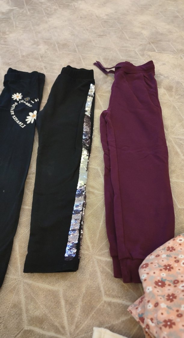 Mor Dar Kesim Kız Tayt - Görsel 3