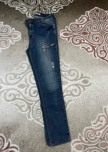 Kadın Gri Denim Regular Fit Jean