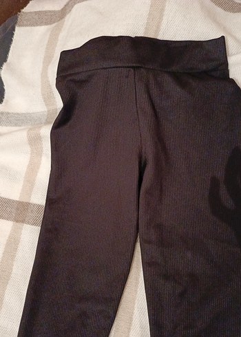 Siyah Dar Kesim Kadın Tayt - Görsel 2