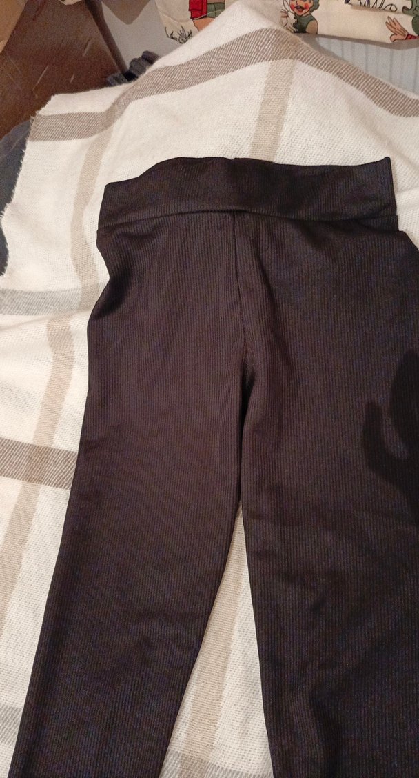 Siyah Dar Kesim Kadın Tayt - Görsel 2