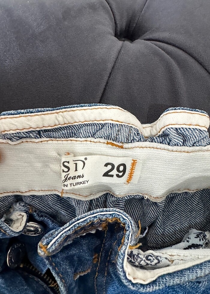 Mavi kot pantolon - Görsel 3