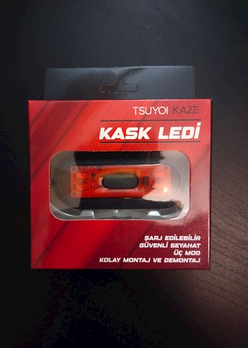 Kask Ledi - 3 Modlu, Çakarlı Kask İkaz Lambası - Görsel 4