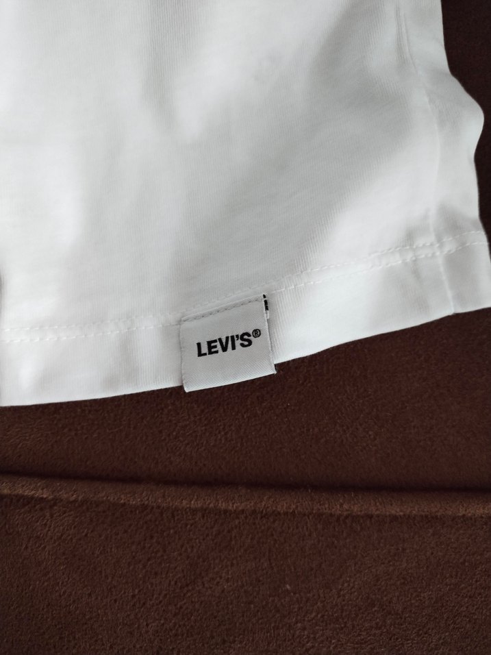 Levi's Beyaz Oversized Fit Kadın Tişört - Görsel 5