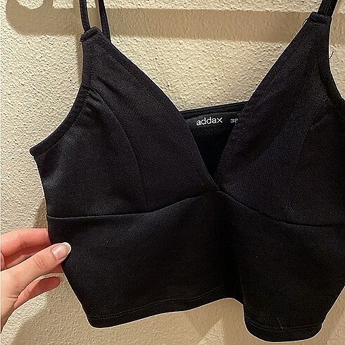 m Beden siyah bustiyer crop