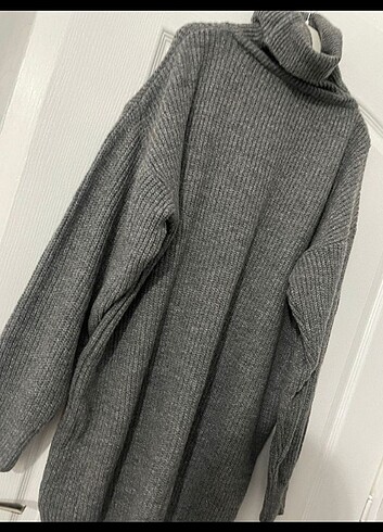 Gri triko tunik 