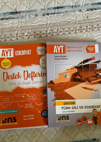 ENS AYT Türk Dili ve Edebiyat Soru Bankası ve Destek Defteri