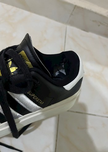 Kadın Siyah Beyaz Adidas Spor Ayakkabı - Görsel 5