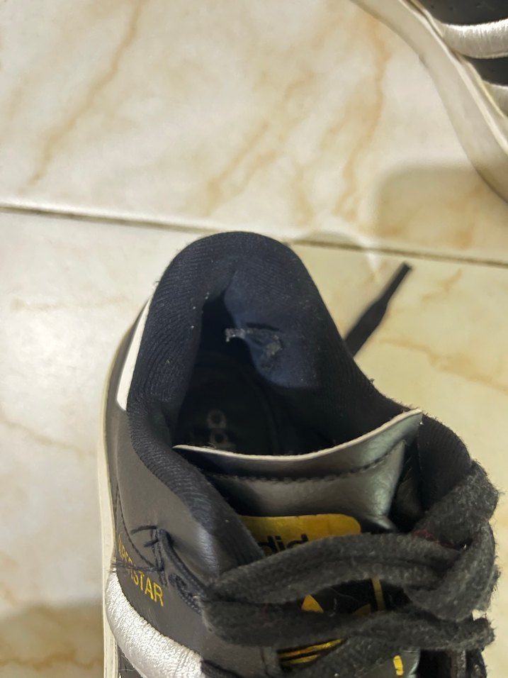 Kadın Siyah Beyaz Adidas Spor Ayakkabı - Görsel 4