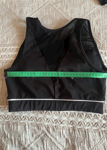 Siyah Midi Atletik Spor Sütyeni - Görsel 2