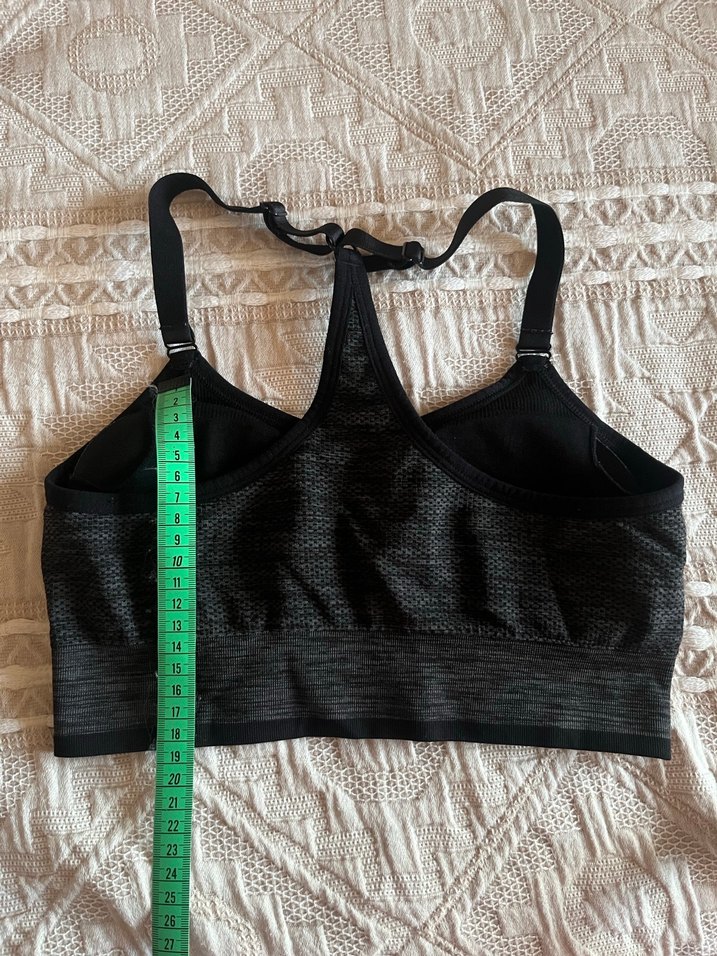 HM Siyah Sporcu Sütyeni Midi Boy - Görsel 2