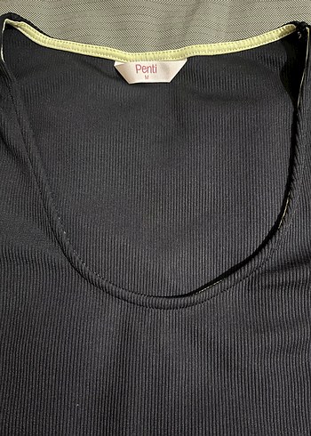 Siyah Uzun Kollu Crop Top - Görsel 3