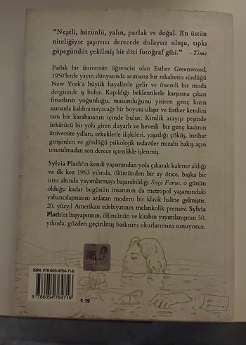 Beden Sırça Fanus - Sylvia Plath Özel Baskı