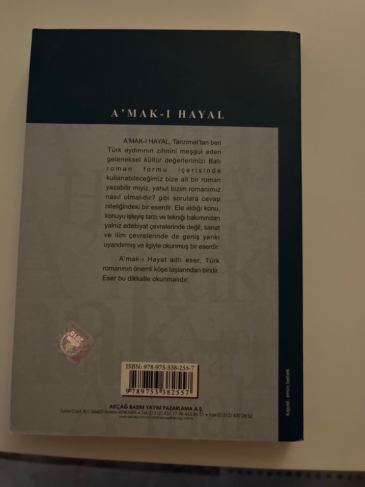A'mak-ı Hayal - Filibeli Ahmed Hilmi Romanı - Görsel 2