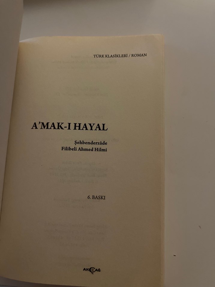 A'mak-ı Hayal - Filibeli Ahmed Hilmi Romanı - Görsel 3