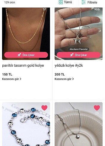 Tasarım kore tarzı bileklik kolye 