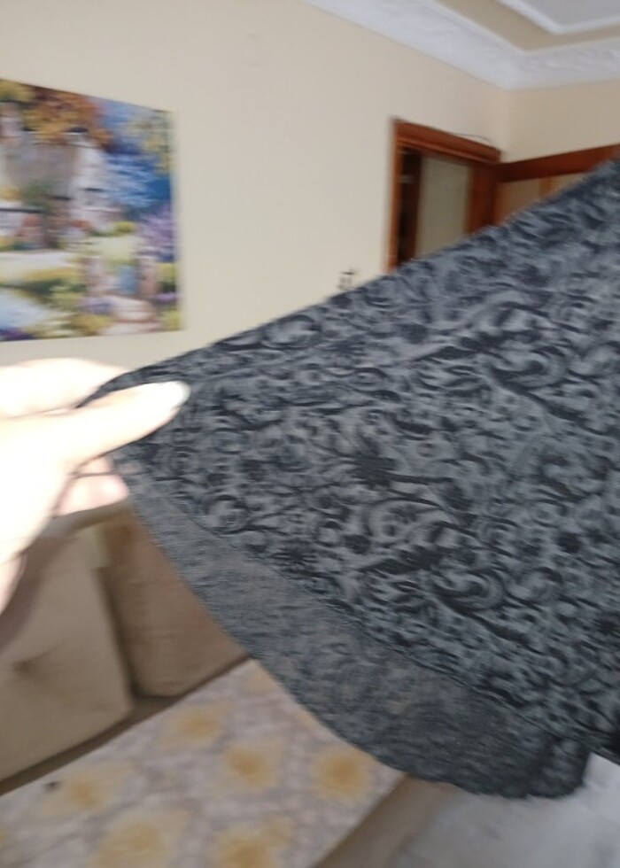 ŞIK Üst kadife iç kumas Elbise - Görsel 2