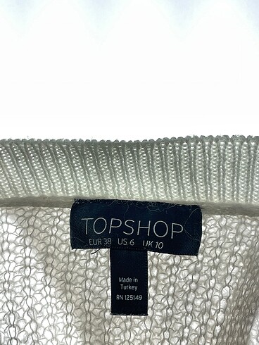 38 Beden beyaz Renk Topshop Kazak / Triko %70 İndirimli.