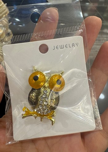 Chanel Altin Tonlu Tasli Baykus Bros
