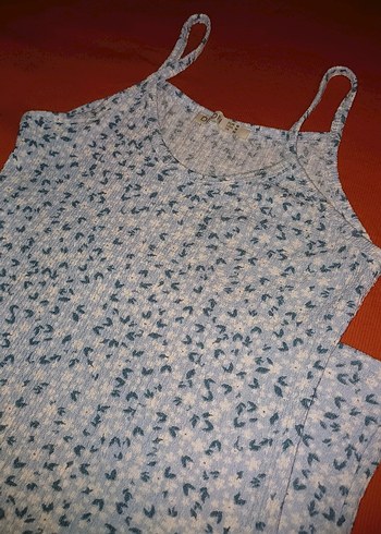 Vintage çiçekli elbise - Görsel 3