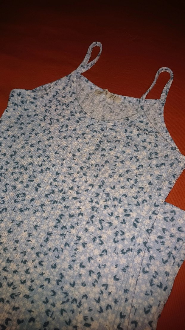 Vintage çiçekli elbise - Görsel 3