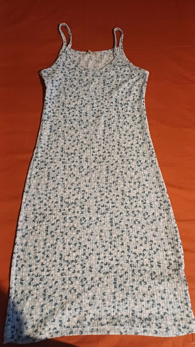 Vintage çiçekli elbise - Görsel 2