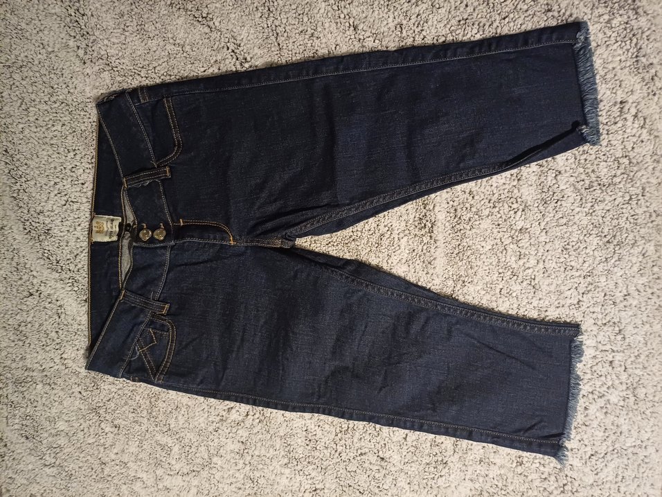 Vintage düşük bel kapri şort - Görsel 2