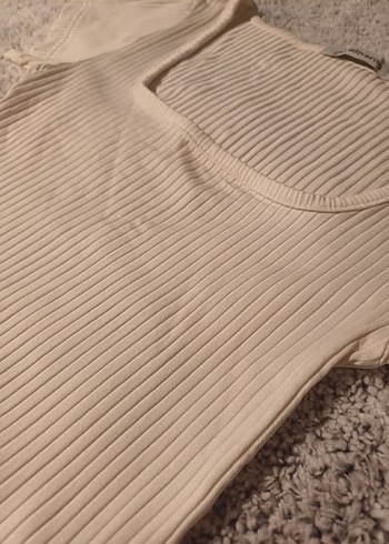 vintage kare yaka crop - Görsel 3