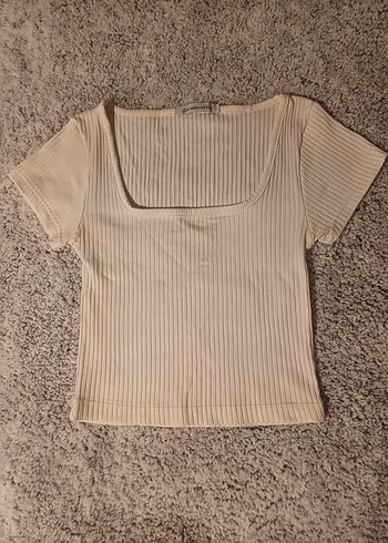 vintage kare yaka crop - Görsel 2