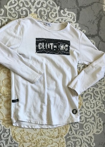 Kız Çocuk Payetli Uzun Kollu Tişört - Görsel 2