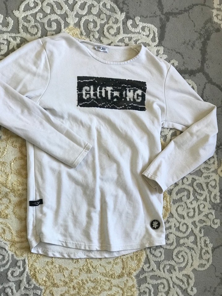 Kız Çocuk Payetli Uzun Kollu Tişört - Görsel 2