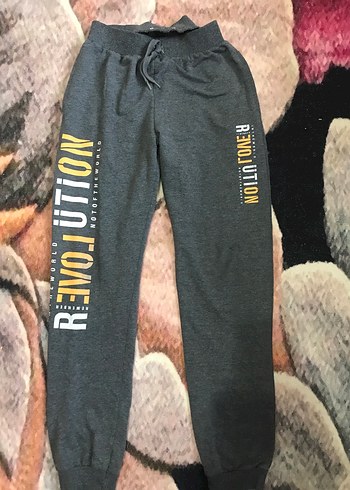 Gri Baskılı Erkek Eşofman Altı - Görsel 2