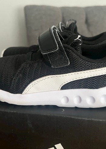 Erkek Çocuk Siyah Cırtlı Spor Ayakkabı - Görsel 3