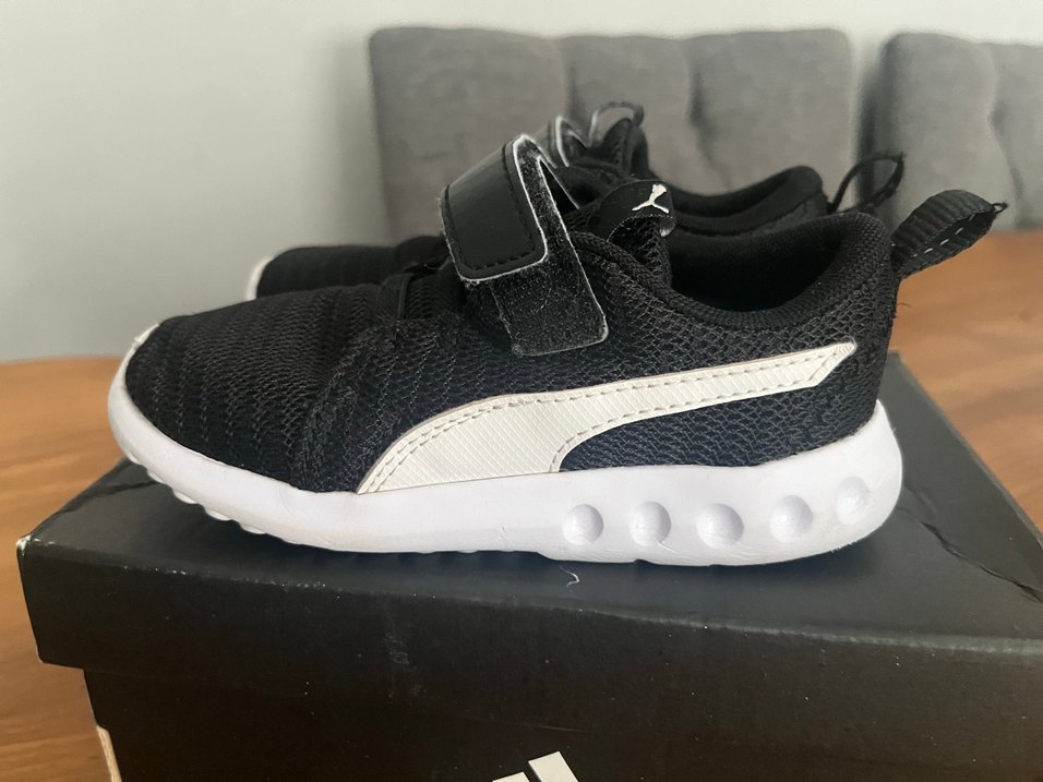 Erkek Çocuk Siyah Cırtlı Spor Ayakkabı - Görsel 3