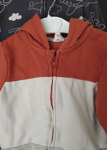 Erkek Çocuk Fermuarlı Kapüşonlu Hırka - Görsel 3