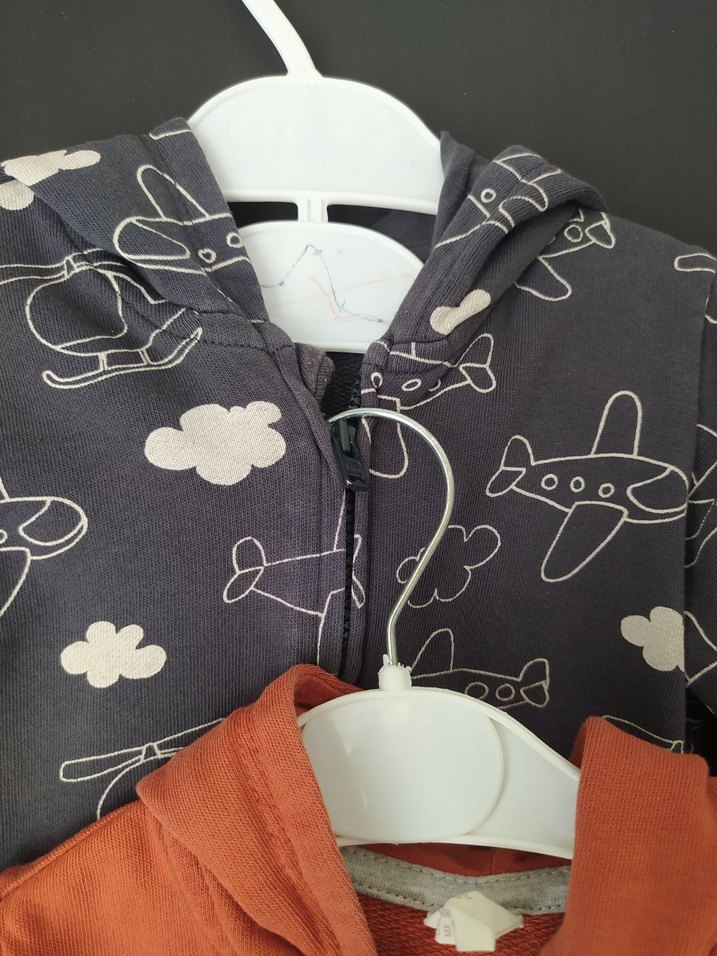 Erkek Çocuk Fermuarlı Kapüşonlu Hırka - Görsel 2