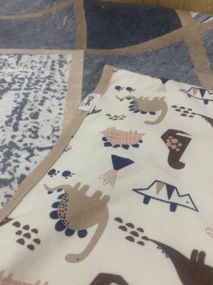 Çocuk Battaniyesi, Baskılı Desen, Kahverengi - Görsel 2