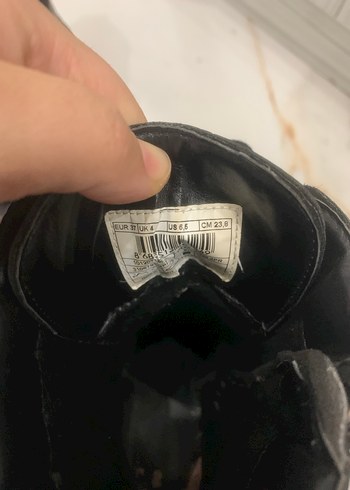 Akerler Kadın Siyah Kalın Taban Postal Bot - Görsel 4