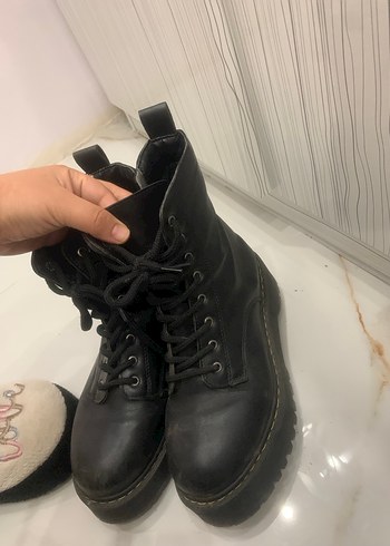 Akerler Kadın Siyah Kalın Taban Postal Bot - Görsel 3