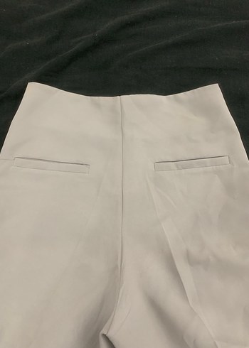 Bej Midi Kadın Kumaş Pantolon - Görsel 4