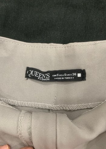 Bej Midi Kadın Kumaş Pantolon - Görsel 3