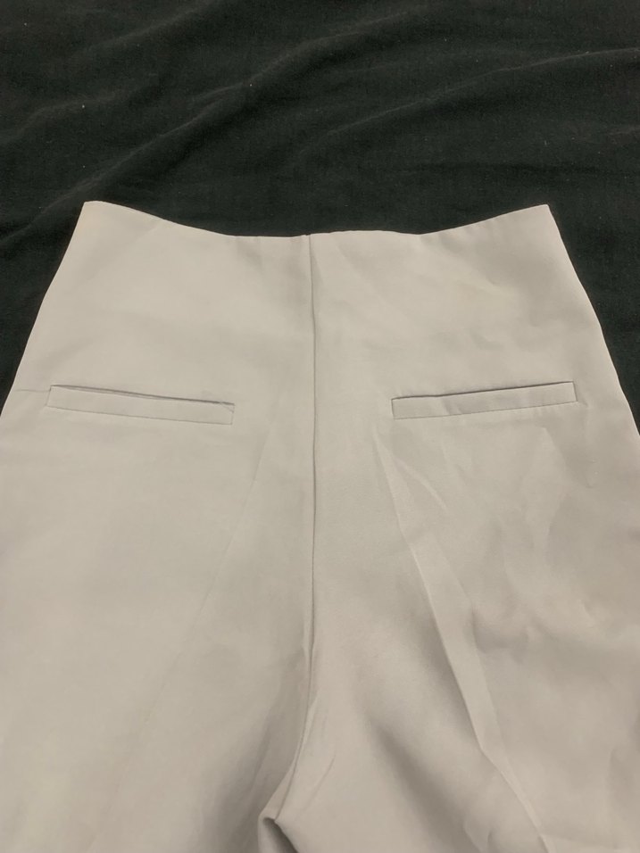 Bej Midi Kadın Kumaş Pantolon - Görsel 4