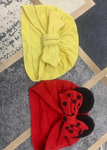 Çocuklar için Renkli Fırfırlı Bere (kırmızı satıldı ) - Görsel 2